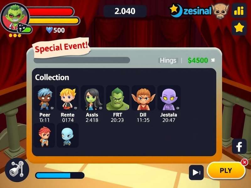 Invincible Idols character collection screen